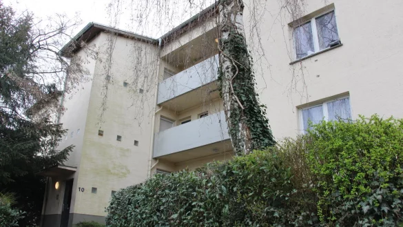 Die st&auml;dtische Unterkunft im Ida-Gerhardi-Weg ist zum Tatort eines t&ouml;dlichen Verbrechens geworden. - &copy; Janet K&ouml;nig