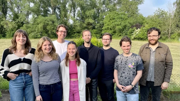 Neugr&uuml;ndung: Die Juos Bad Salzuflen mit der Vorsitzenden Lilli Malcher (Zweite von links) und ihrem Stellvertreter Julian Ramhorst (Dritter von links). - &copy; Jusos Bad Salzuflen