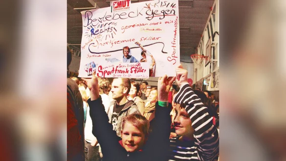 Deutliche Botschaft: Mit dem großen Konzert der Sportfreunde Stiller setzten die Berlebecker 2008 ein Zeichen gegen Rechts. - © Archivfoto: Martin Hostert