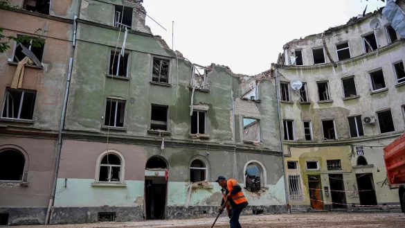 Die ukrainische Regierung will sich mit einer umstrittenen Waffe verteidigen. - &copy; AFP