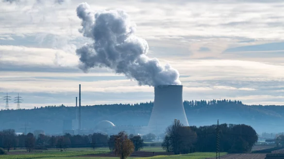 Am 15. April soll das letzte Atomkraftwerk in Deutschland abgeschaltet werden. - &copy; Dpa