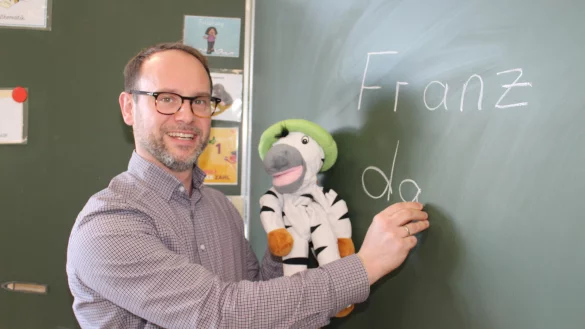 Ren&eacute; Scherwitzki ist neuer Konrektor an der Grundschule in Waddenhausen. - &copy; Sandra Castrup