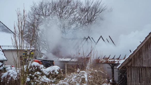 Diese Scheune in Hummerbruch ist am Mittwoch abgebrannt. - © FreitagTV/Stock