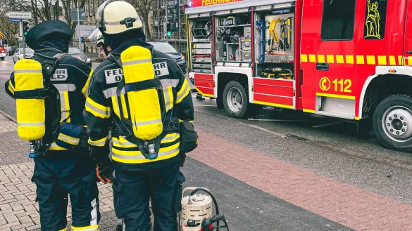 Die Feuerwehr ist in die Hornsche Stra&szlig;e gerufen worden. - &copy; Marco Schweiger/Feuerwehr Detmold