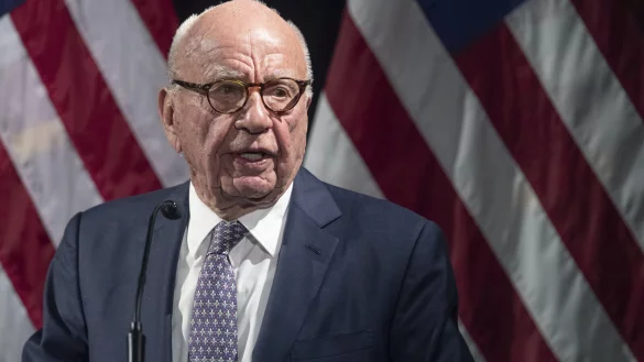 Rupert Murdoch gestand vor Gericht, Moderatoren von "Fox News" h&auml;tten Trumps Geschichte von der gestohlenen Wahl unterst&uuml;tzt, obwohl ihnen bekannt war, dass es gelogen war. - &copy; Mary Altaffer, dpa