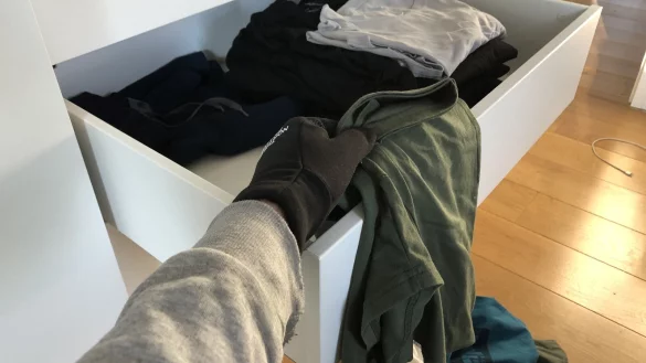 Bei dem Einbruch durchwühlten die Täter die Räumlichkeiten. - © Sven Kienscherf