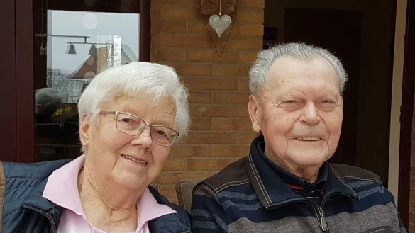 Lore und Fritz Beermann feiern ihren 70. Hochzeitstag. - © Heike Lutter
