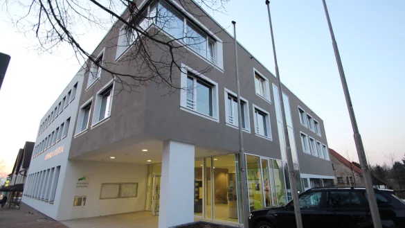 Die Rathaustoilette dient als Alternative f&uuml;r die Anlage auf dem Rathausplatz. Au&szlig;erhalb der Dienstzeiten der Verwaltung ist sie allerdings geschlossen. - &copy; Archivfoto: Jens Rademacher