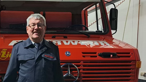 Udo Knaup war 30 Jahre lang Wehrführer der Feuerwehr Kalletal. - © Udo Knaup/Feuerwehr Kalletal