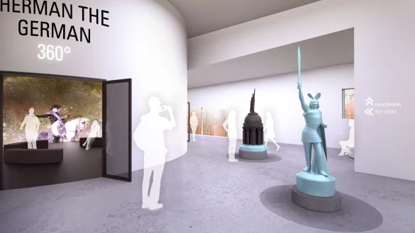 Der Bau der "Erlebniswelt Hermannsdenkmal" ist eines der gro&szlig;en Projekte des Landesverbandes in den kommenden Jahren - &copy; Landesverband Lippe