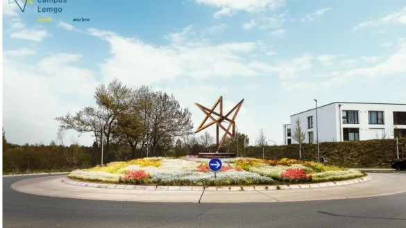 So k&ouml;nnte sie aussehen, die Skulptur am Campus-Kreisel. - &copy; Innovation Campus Lemgo