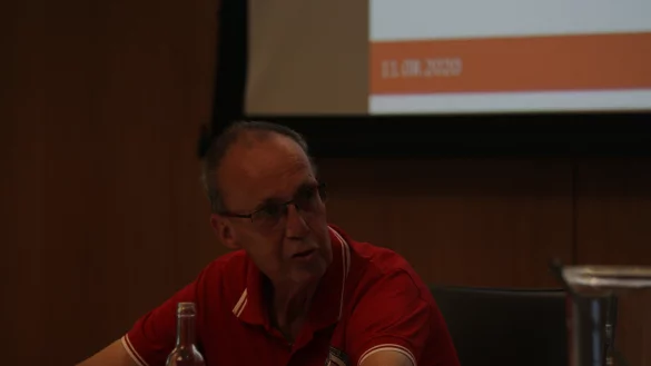 Hartmut Tegeler, Vorsitzender des Detmolder Kreisfu&szlig;ball-Ausschusses. - &copy; Sebastian Lucas