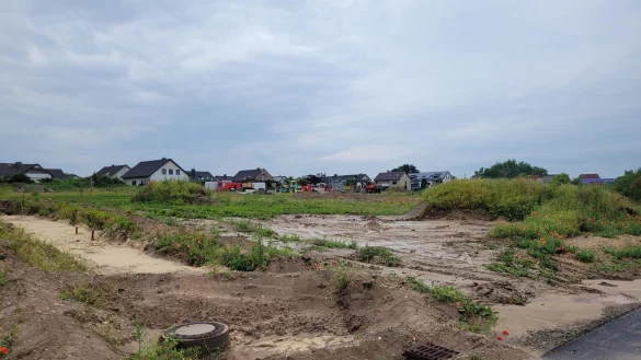 Die ersten Grundst&uuml;cke im Baugebiet Obere B&uuml;lt werden von der SBoden vermarktet. Mit dem vorherigen Eigent&uuml;mer gibt es Streit, Zeugen haben jetzt vor dem Landgericht ausgesagt. - &copy; Astrid Sewing