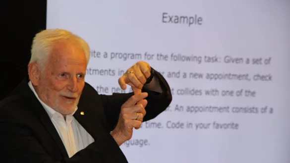 Dr. Bruno Buchberger z&auml;hlt zu den bekanntesten und erfolgreichsten Mathematikern &Ouml;sterreichs. - &copy; TH OWL