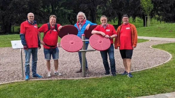 Mitglieder der SPD Barntrup bei einer Tour anlässlich des Stadtradelns. - © SPD Barntrup