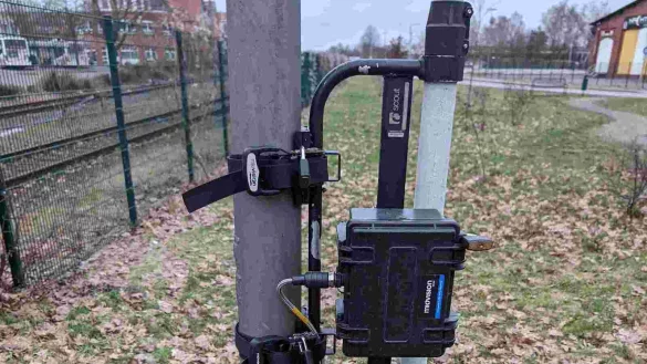 Messger&auml;t an einer Stra&szlig;e. - &copy; Stadt Bad Salzuflen