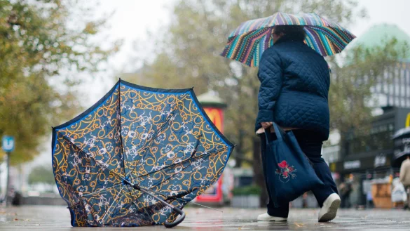 Für die Nacht zu Dienstag warnte der Deutsche Wetterdienst vor Sturmböen in OWL. - © Julian Stratenschulte/dpa