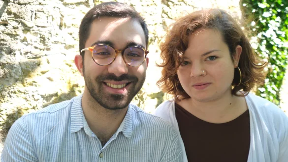 Geigerin In&ecirc;s Marques und der Oboist Luis Miguel Figueiredo spielen mit dem DKO. - &copy; Sven Koch