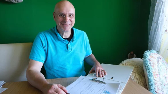 Marcel Connell will eine Million Menschen daf&uuml;r gewinnen, sie ein Mal pro Woche mit dem Frieden zu befassen und Impulse zu geben. - &copy; Sven Koch