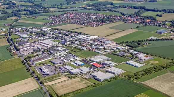 Das Industriegebiet Lemgo-West in Lieme soll wachsen. Bislang scheiterte das Projekt. - &copy; Foto: Andreas Dunker
