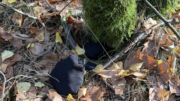 Solche S&auml;ckchen finden Spazierg&auml;nger in den W&auml;ldern s&uuml;dlich von Stukenbrock-Senne und bei H&ouml;velhof. Sie sind etwa faustgro&szlig; und in den meisten F&auml;llen zugeknotet. - &copy; privat