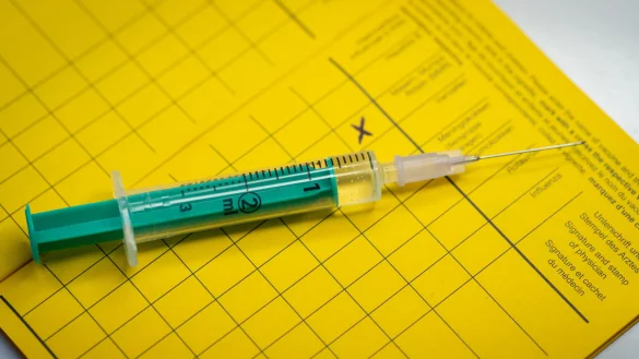 Impfpflicht ab Montag: Unter anderem Kinder, Jugendliche und Besch&auml;ftigte im Gesundheitswesen m&uuml;ssen dann eine Immunisierung oder Genesung nachweisen k&ouml;nnen. - &copy; Friso Gentsch