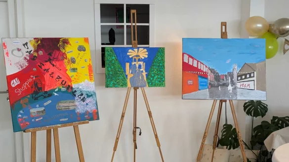 Diese und weitere Bilder sind im Rahmen des gemeinsamen Kunstprojekts von Pro Regio und dem Atelier Wundervoll entstanden. - &copy; Pro Regio