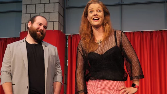 Puccini zum Auftakt: Eleonore Marguerre und Jonah Spungin brillieren im Duett. - &copy; Thomas Kr&uuml;gler