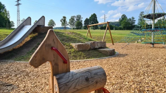 Dieser Spielplatz in der Pottkuhle ist neu entstanden. - &copy; Nadine Uphoff