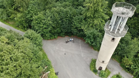 Der Stadtwald wird per Drohnenflug digitalisiert, um bessere Umweltanalysen zu erhalten. - &copy; Alte Hansestadt Lemgo