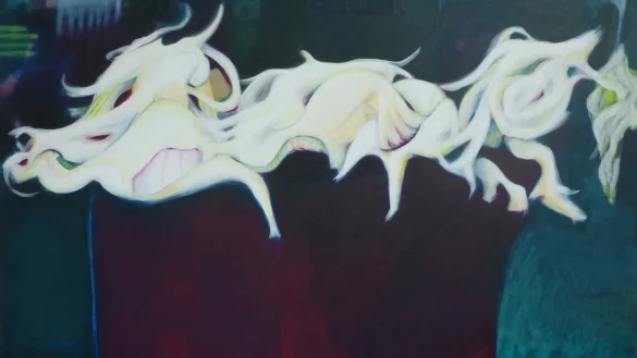 Schwebewesen von Angelika Le&szlig;meier-Neuling sind ab Sonntag im Kunstpunkt zu sehen. - &copy; Bildrechte: Kunstpunkt