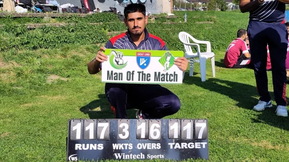 Spieler des Tages Abrar Aslam Ali - &copy; Dr. Burkhard Pohl