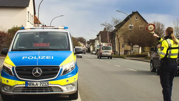 In Lockhausen sind bei einer Kontrolle 90 Fahrer festgestellt worden, die in einer 30er-Zone teils deutlich zu schnell waren. - &copy; Polizei Lippe/Archvifoto
