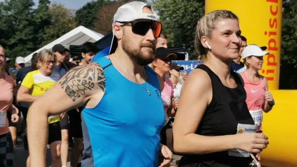 Gro&szlig;er Erfolg einer Premiere: beim Barntruper Umgehungs-Lauf starteten gestern 191 Teilnehmer. - &copy; Sylvia Frevert