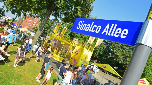 Detmold hat mit der Sinalco Allee seit Kurzem eine neue Stra&szlig;e. - &copy; Nicole Ellerbrake