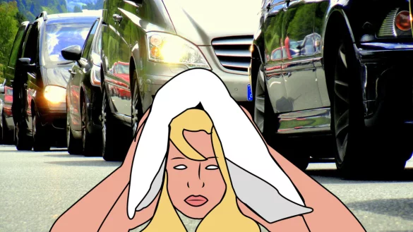 L&auml;rm kann krank machen. Jede Stadt soll deshalb Ma&szlig;nahmen ergreifen, um diesen zu reduzieren, wenn die Werte zu hoch sind. - &copy; Pixabay /Andrea Cannata, Pixelio / Jens M&auml;rker, Montage: Dieter Asbrock