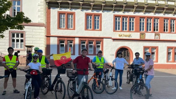 Bei der Einweihung der neuen digitalen Radtouren haben sich bereits einige Radler an den neuen Strecken versucht. - &copy; Blomberg Marketing