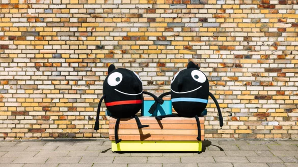 Die Maskottchen Edda und Edgar sind bereit f&uuml;r die Europ&auml;ische Mobilit&auml;tswoche. - &copy; Smilla Dankert