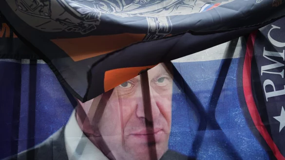 Gedenkstätte in Moskau am 29. August: Wie geht es nach dem Tod Prigoschins weiter mit den Legionären? - © Alexander Zemlianichenko