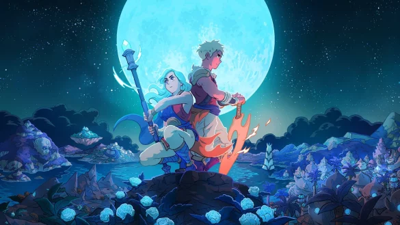 Die Heldin Valere und ihr Kompagnon Zale m&uuml;ssen im Retro-Rollenspiel &bdquo;Sea of Stars&ldquo; die Welt retten. - &copy; Sabotage Studio