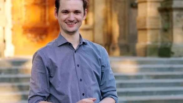 Dominic Hallau f&uuml;hrt die Gr&uuml;nen in OWL. - &copy; Richard Westebbe