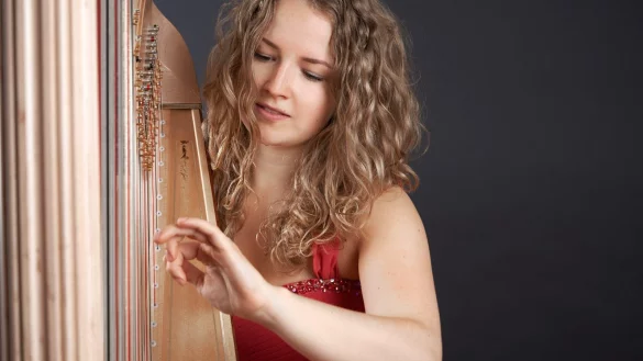 Lea Maria L&ouml;ffler hat den ARD-Musikwettbewerb in M&uuml;nchen in der Kategorie &bdquo;Harfe&ldquo; gewonnen. - &copy; Hochschule f&uuml;r Musik Detmold