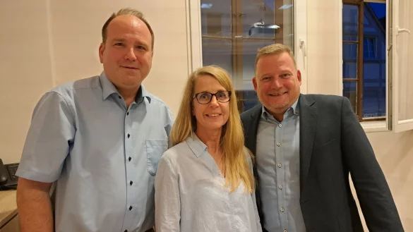 B&uuml;rgermeister Christoph Dolle (links) mit seinen Stellvertretern Susanne Kleemann und Thorsten Klatt-van Eupen. - &copy; Carolin Brokmann-F&ouml;rster