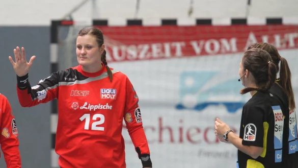 Anna Monz-K&uuml;hn hat ihre Karriere bei der HSG Blomberg-Lippe 2020 beendet. Nun &auml;u&szlig;ert sie sich zu den Vorw&uuml;rfen gegen ihren ehemaligen Verein. - &copy; Archivfoto: Paul Cohen