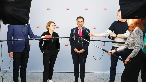 Nadja L&uuml;ders und Thomas Kutschaty stehen an der Spitze der NRW-SPD. L&uuml;ders wird als Generalsekret&auml;rin aufh&ouml;ren. - &copy; Oliver Berg