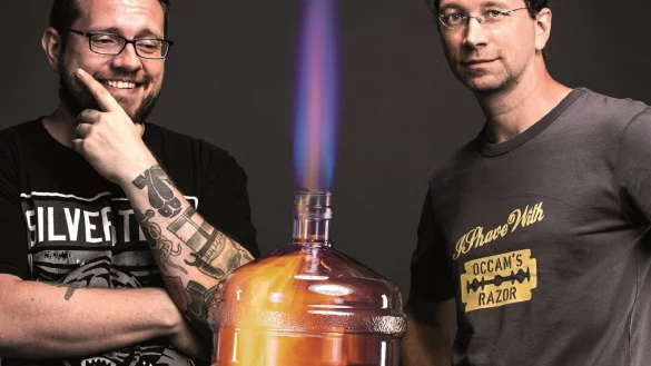 Reinhard Remfort und Nicolas W&ouml;hrl werden als "Rockstars der Wissenschaft" auftreten. - &copy; Reinhard Remfort & Nicolas W&ouml;hrl