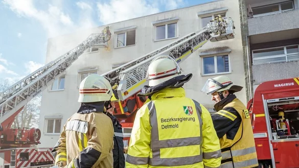 Mehr als 150 Einsatzkräfte waren am Sonntag im Einsatz, um das Feuer zu löschen. - © Freitag TV