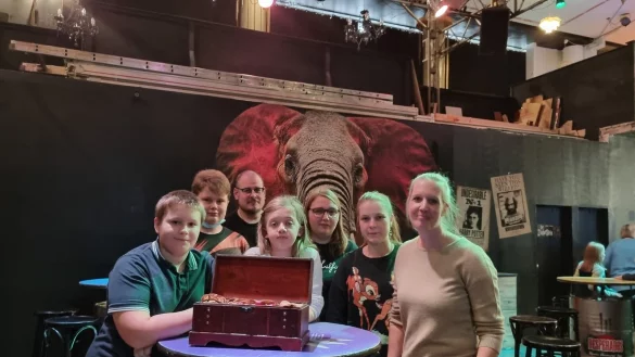 Im Escape Room Hannover haben die Kalletaler den Inka-Schatz gesucht. - &copy; KJK-Verein