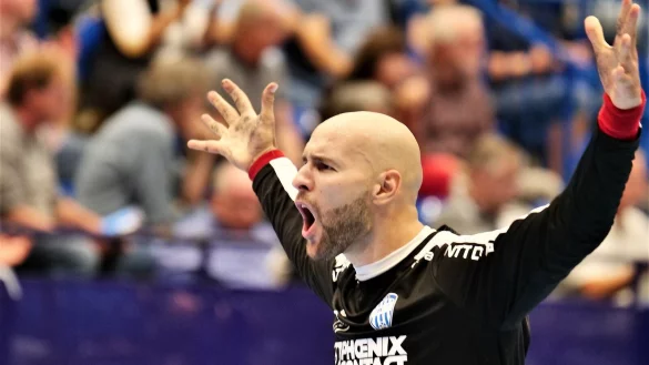 Urh Kastelic identifiziert sich nach drei Jahren in G&ouml;ppingen bereits voll mit dem TBV Lemgo Lippe. Foto: J&ouml;rg Hagemann - &copy; J&ouml;rg Hagemann