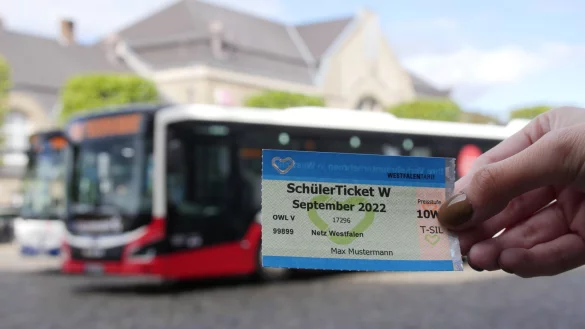 Gr&uuml;ne und CDU wollen das &bdquo;Sch&uuml;lerTicket Westfalen&ldquo; f&uuml;r Bad Salzuflen. Foto: OWL Verkehr GmbH - &copy; OWL Verkehr GmbH